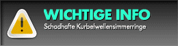 Schadhafte Kurbelwellensimmerringe