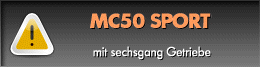 MC50 Moto Cross mit sechsgang Getriebe